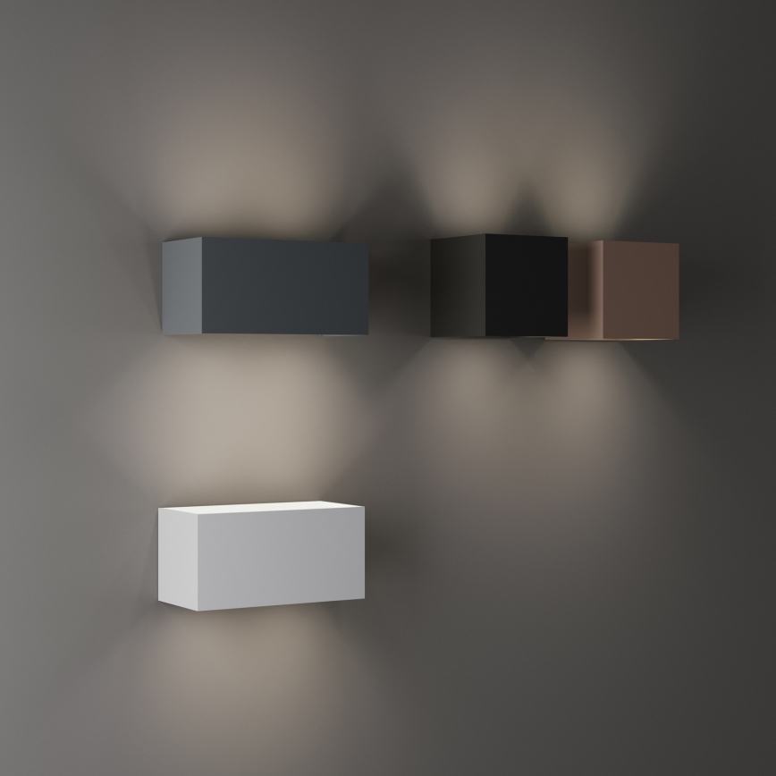 Ideal Lux - LED Venkovní nástěnné svítidlo ATOM LED/25W/230V CRI 90 IP54 hnědá