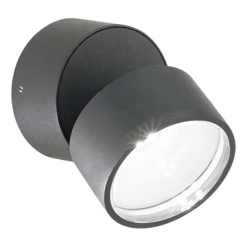 Ideal Lux - LED Venkovní nástěnné svítidlo OMEGA LED/7W/230V CRI 90 IP54 antracit