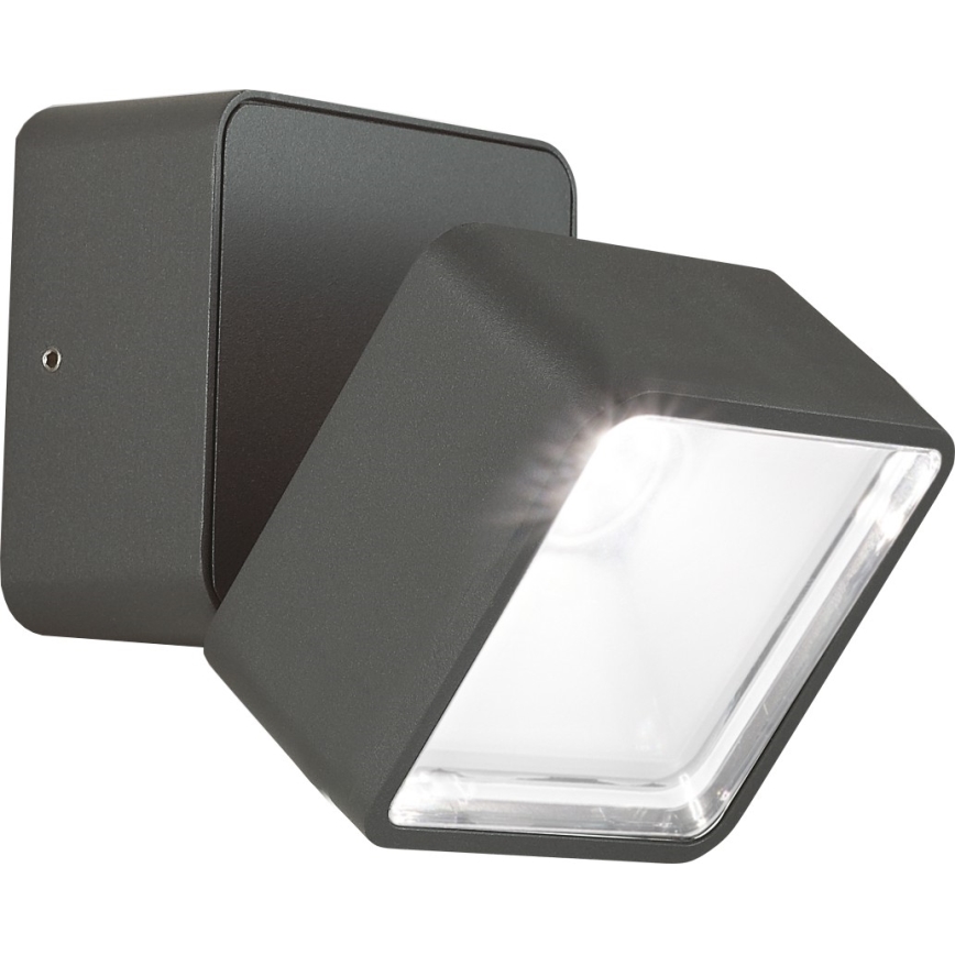 Ideal Lux - LED Venkovní nástěnné svítidlo OMEGA LED/7W/230V CRI 90 IP54 antracit