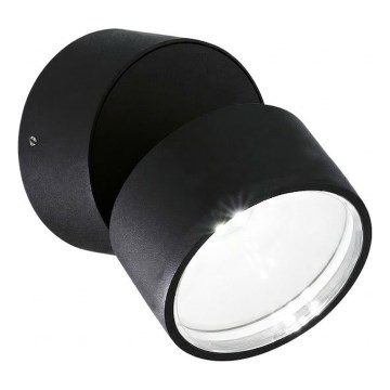 Ideal Lux - LED Venkovní nástěnné svítidlo OMEGA LED/7W/230V CRI 90 IP54 černá