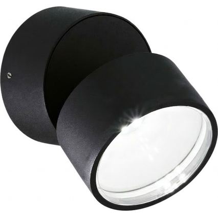 Ideal Lux - LED Venkovní nástěnné svítidlo OMEGA LED/7W/230V CRI 90 IP54 černá