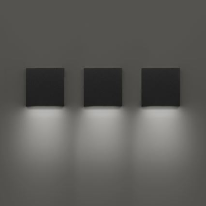 Ideal Lux - LED Venkovní nástěnné svítidlo POST-IT LED/3W/12V CRI 90 černá