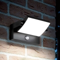Ideal Lux - LED Venkovní nástěnné svítidlo se senzorem SWIPE LED/20,5W/230V IP54 antracit