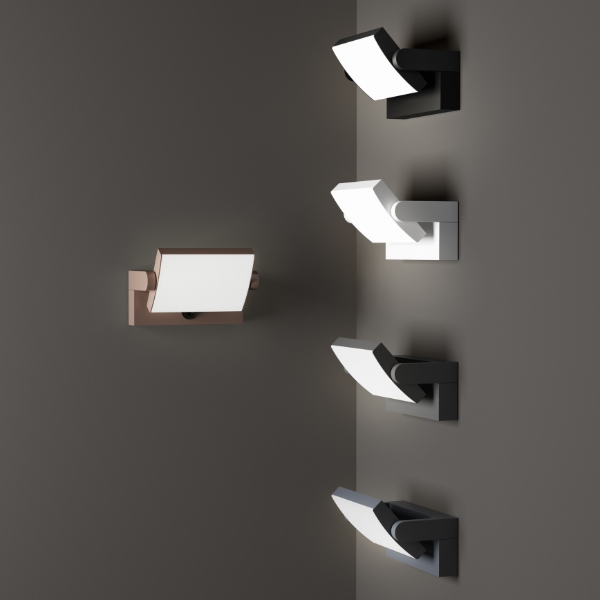 Ideal Lux - LED Venkovní nástěnné svítidlo SWIPE LED/21W/230V CRI 90 IP54 antracit