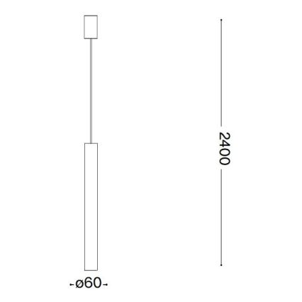 Ideal Lux - LED Závěsné svítidlo 1xGU10/7W/230V CRI90