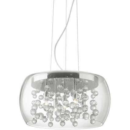 Ideal Lux - Lustr na lanku AUDI 5xG9/40W/230V čirá