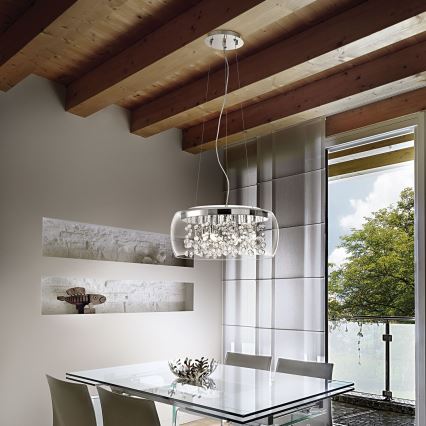 Ideal Lux - Lustr na lanku AUDI 8xG9/40W/230V pr. 50 cm