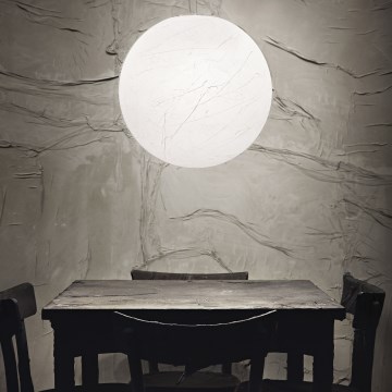 Ideal Lux - Lustr na lanku CARTA 1xE27/25W/230V pr. 40 cm bílá