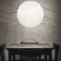Ideal Lux - Lustr na lanku CARTA 1xE27/25W/230V pr. 50 cm bílá