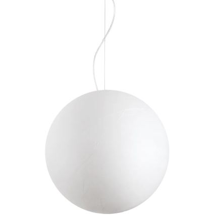 Ideal Lux - Lustr na lanku CARTA 1xE27/25W/230V pr. 50 cm bílá
