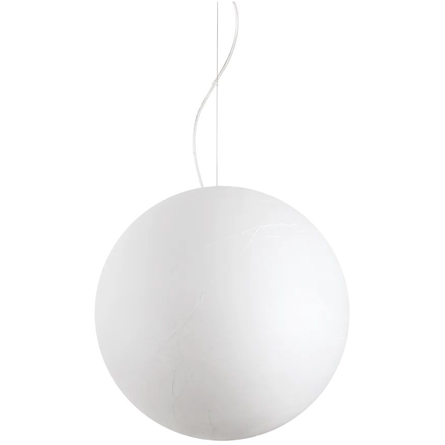 Ideal Lux - Lustr na lanku CARTA 1xE27/25W/230V pr. 50 cm bílá