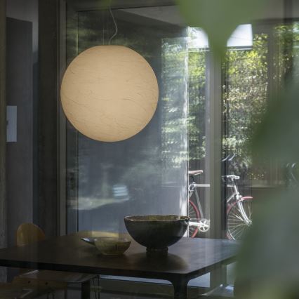 Ideal Lux - Lustr na lanku CARTA 1xE27/25W/230V pr. 50 cm bílá