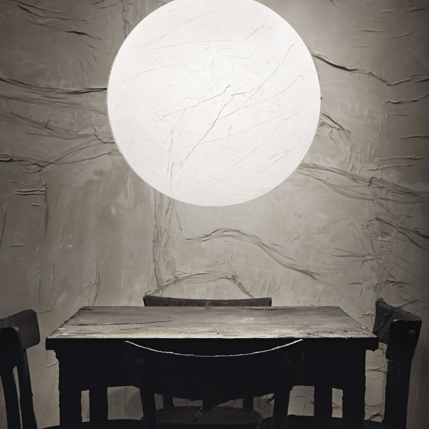 Ideal Lux - Lustr na lanku CARTA 1xE27/60W/230V pr. 60 cm bílá