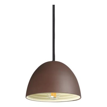 Ideal Lux - Lustr na lanku FOLK 1xE27/60W/230V pr. 18 cm hnědá