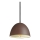 Ideal Lux - Lustr na lanku FOLK 1xE27/60W/230V pr. 18 cm hnědá