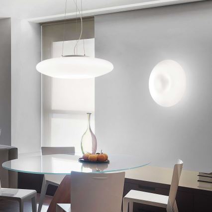 Ideal Lux - Lustr na lanku GLORY 3xE27/60W/230V pr.. 50 cm bílá