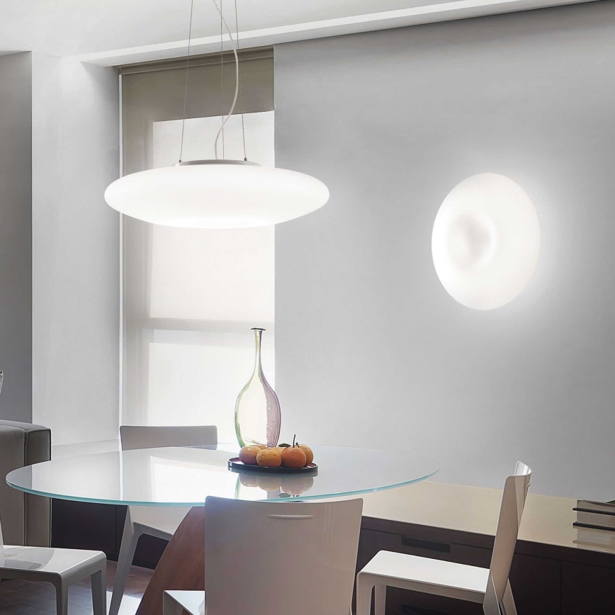 Ideal Lux - Lustr na lanku GLORY 3xE27/60W/230V pr.. 50 cm bílá