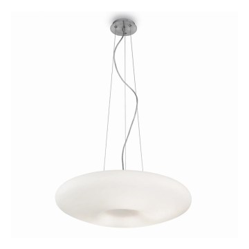 Ideal Lux - Lustr na lanku GLORY 5xE27/60W/230V pr. 60 cm bílá