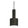 Ideal Lux - Lustr na lanku HOLLY 1xE27/60W/230V pr. 12 cm černá