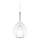 Ideal Lux - Lustr na lanku KALIQUE 1xE27/42W/230V pr. 18 cm čirá