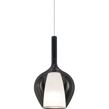Ideal Lux - Lustr na lanku KALIQUE 1xE27/42W/230V pr. 18 cm kouřová černá