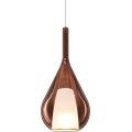 Ideal Lux - Lustr na lanku KALIQUE 1xE27/42W/230V pr. 18 cm kouřová měděná
