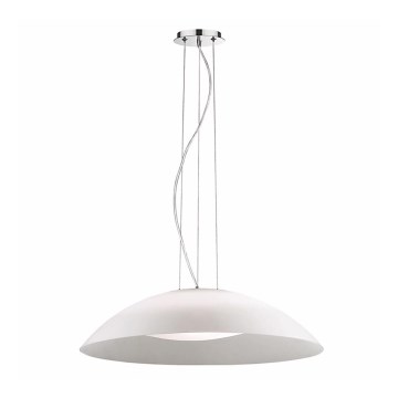 Ideal Lux - Lustr na lanku LENA 3xE27/60W/230V pr. 64 cm bílá