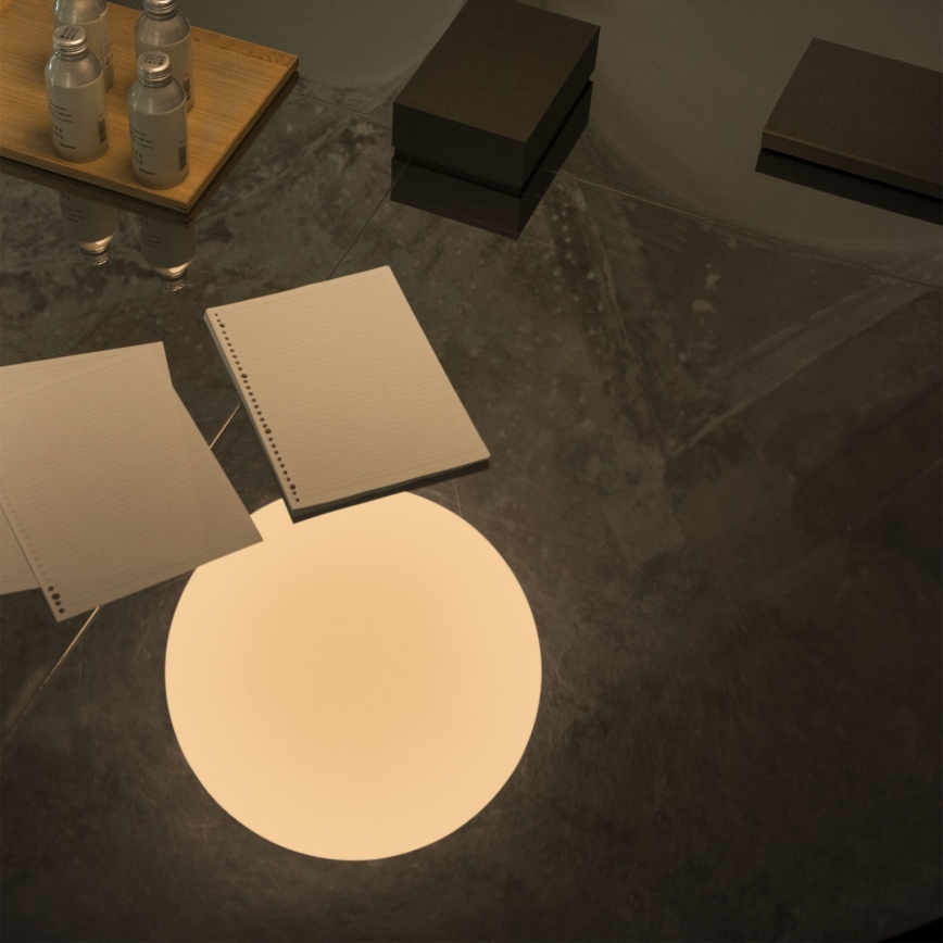 Ideal Lux - Lustr na lanku MAPA 1xE27/42W/230V pr. 40 cm bílá