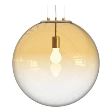 Ideal Lux - Lustr na lanku MAPA 1xE27/42W/230V pr. 50 cm zlatá/kouřová