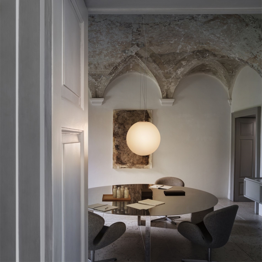 Ideal Lux - Lustr na lanku MAPA 1xE27/60W/230V bílá