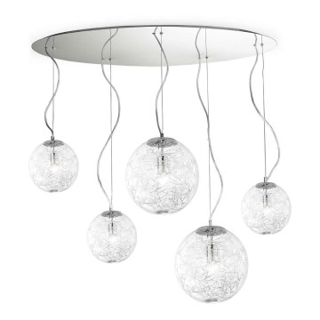 Ideal Lux - Lustr na lanku MAPA 5xE27/60W/230V