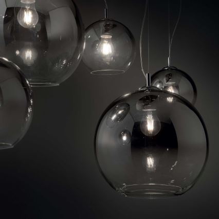 Ideal Lux - Lustr na lanku NEMO PLUS 5xE27/42W/230V kouřová