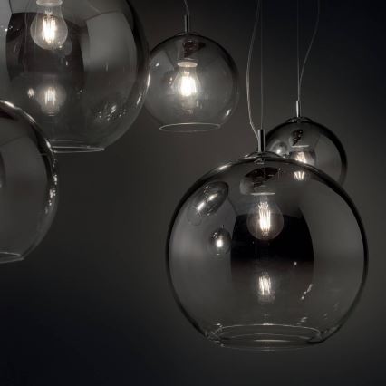 Ideal Lux - Lustr na lanku NEMO PLUS 5xE27/42W/230V kouřová