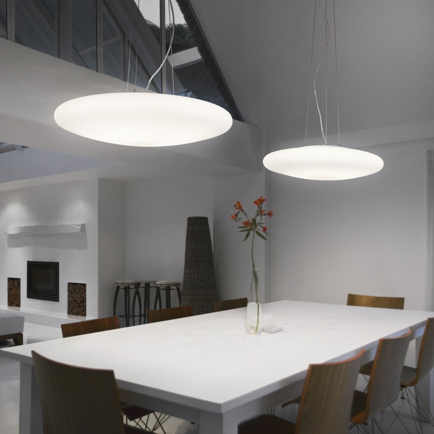 Ideal Lux - Lustr na lanku SMARTIES 3xE27/42W/230V 50 cm bílá