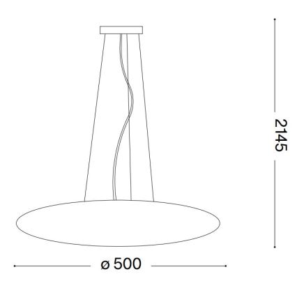Ideal Lux - Lustr na lanku SMARTIES 3xE27/42W/230V 50 cm bílá