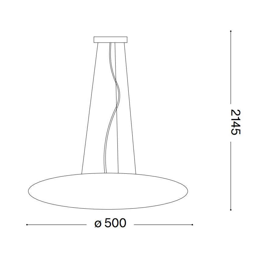 Ideal Lux - Lustr na lanku SMARTIES 3xE27/42W/230V 50 cm