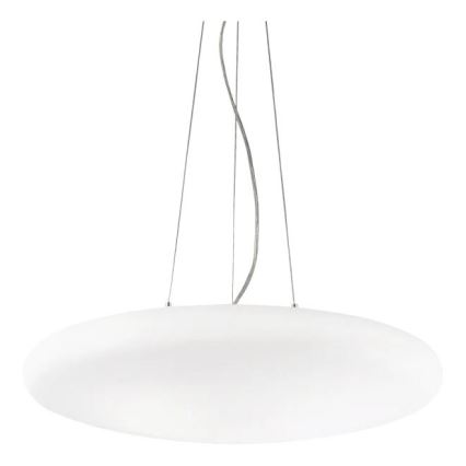 Ideal Lux - Lustr na lanku SMARTIES 3xE27/42W/230V pr. 42,5 cm bílá