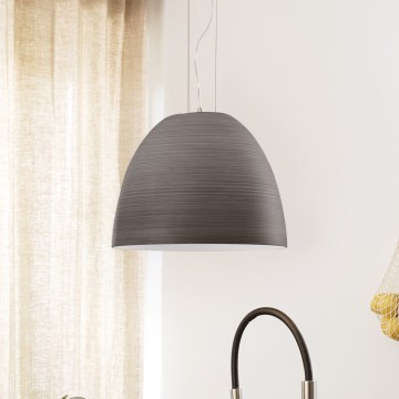 Ideal Lux - Lustr na lanku TOLOMEO 1xE27/100W/230V pr. 40 cm šedá