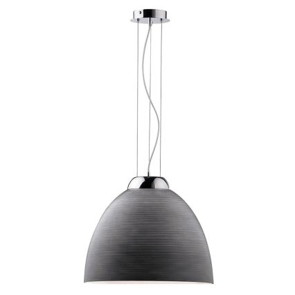 Ideal Lux - Lustr na lanku TOLOMEO 1xE27/100W/230V pr. 40 cm šedá