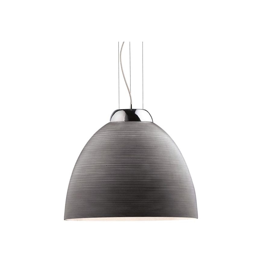 Ideal Lux - Lustr na lanku TOLOMEO 1xE27/100W/230V pr. 40 cm šedá