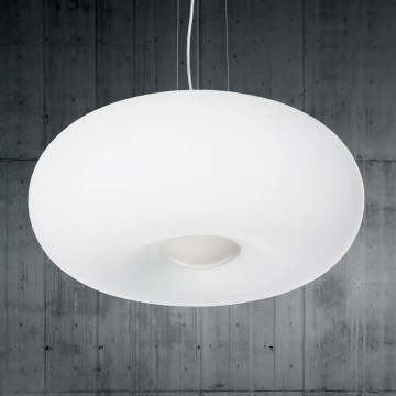 Ideal Lux - Lustr na lanku ULISSE 3xE27/60W/230V pr. 42 cm bílá