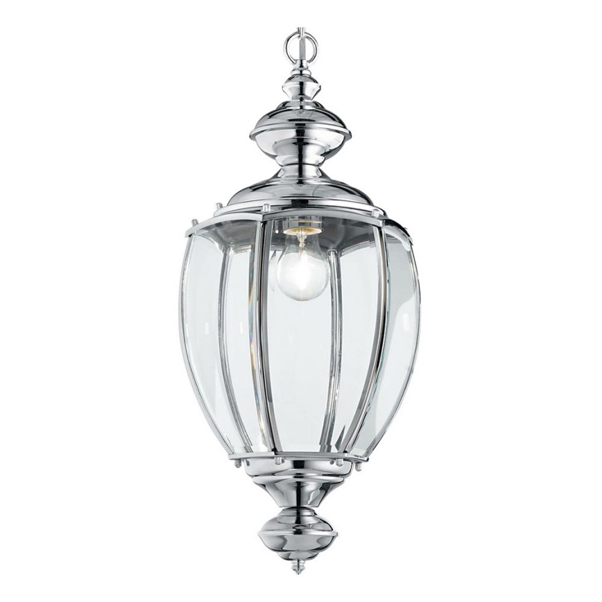 Ideal Lux - Lustr na řetězu 1xE27/60W/230V lesklý chrom