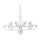 Ideal Lux - Lustr na řetězu CASANOVA 16xE14/40W/230V pr. 120 cm bílá