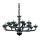 Ideal Lux - Lustr na řetězu CASANOVA 16xE14/40W/230V pr. 120 cm šedá