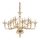 Ideal Lux - Lustr na řetězu DANIELI 12xE14/40W/230V pr. 94 cm mosaz