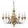 Ideal Lux - Lustr na řetězu FIRENZE 8xE14/40W/230V pr. 64 cm zlatá