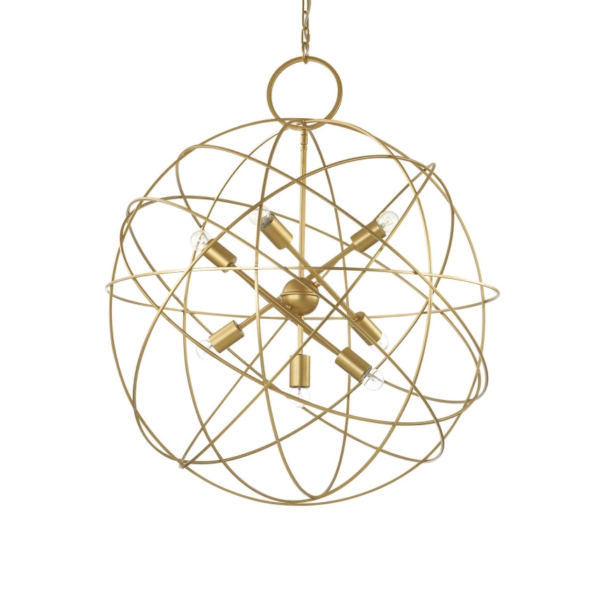 Ideal Lux - Lustr na řetězu KONSE 7xE27/60W/230V