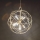 Ideal Lux - Lustr na řetězu KONSE 7xE27/60W/230V pr. 80 cm zlatá
