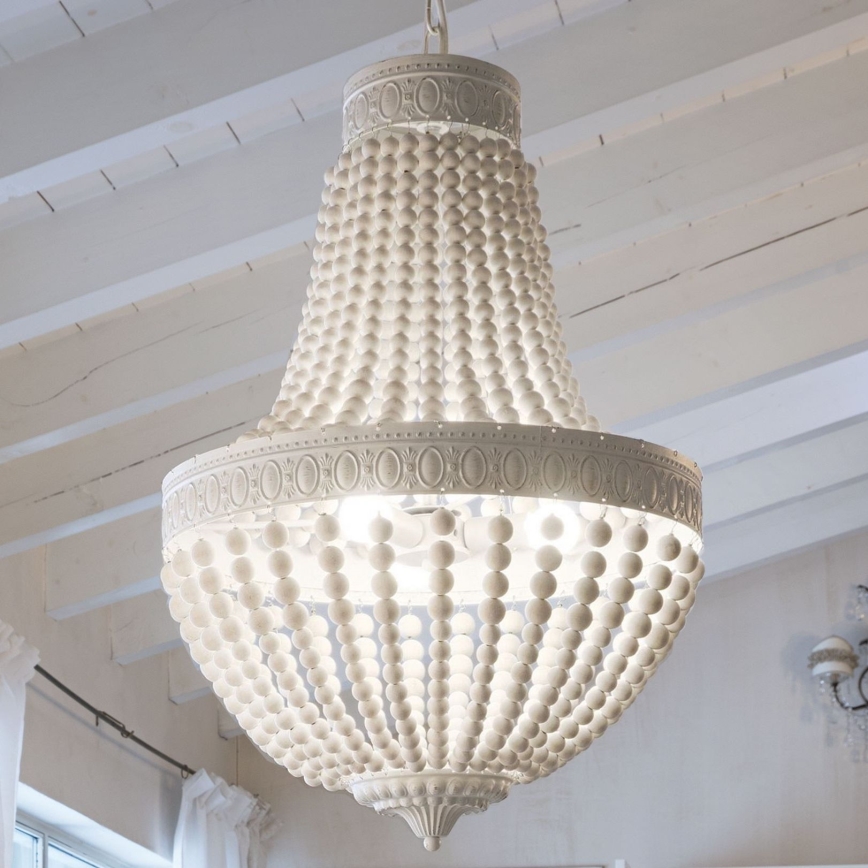 Ideal Lux - Lustr na řetězu MONET 6xE14/40W/230V pr. 50 cm konopí/bílá