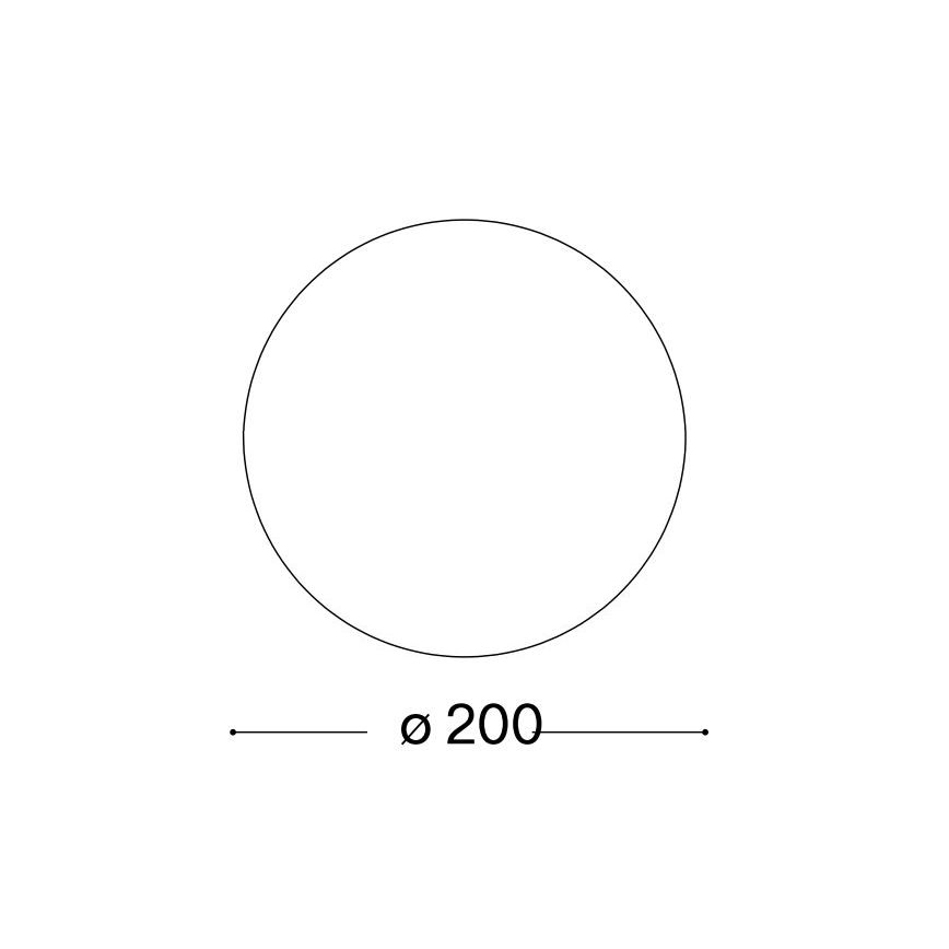 Ideal Lux - Náhradní sklo univerzální MAPA E27 pr. 20 cm bílá